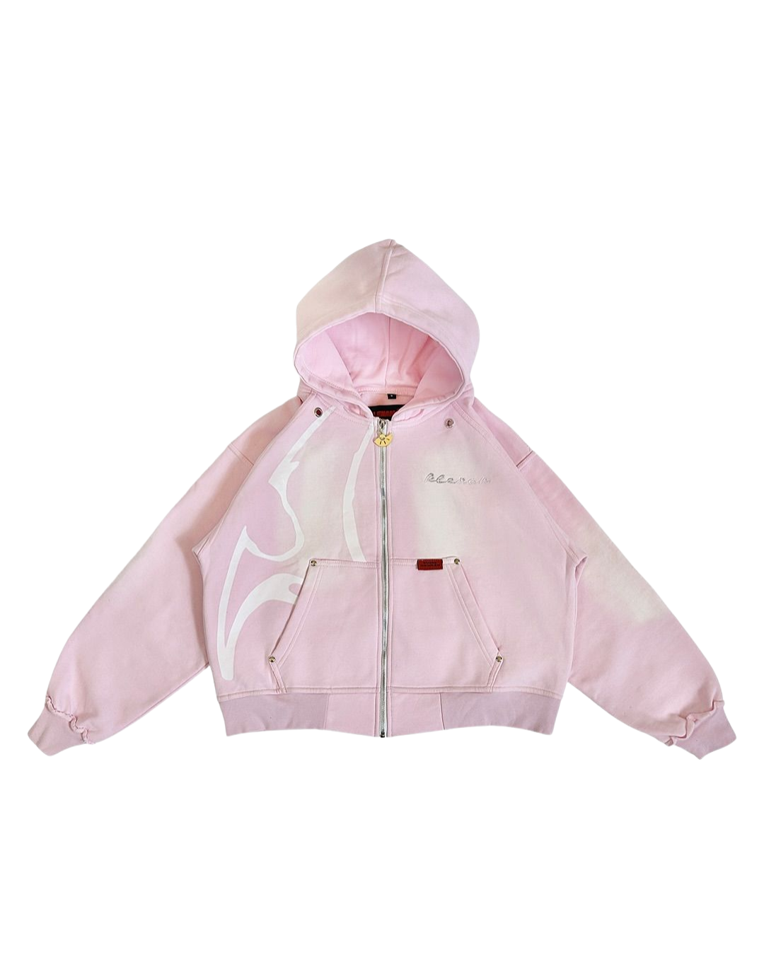 Hoodie Colorblock Rosa 2000